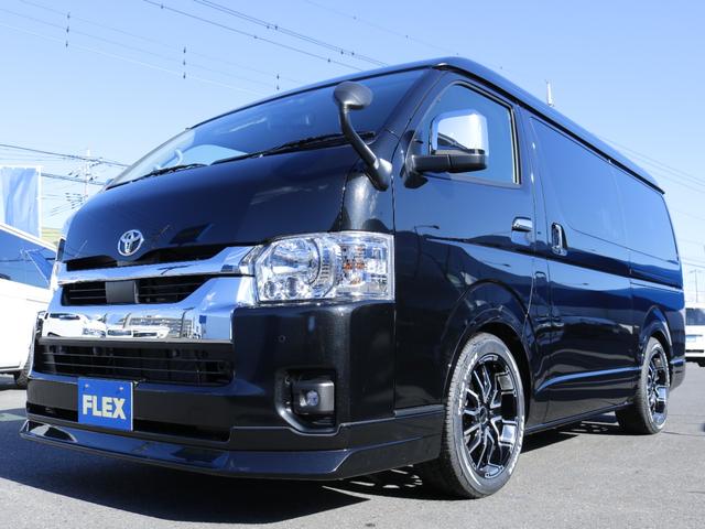 ハイエースワゴン GL ロング アルパイン11インチ BIGXナビ アルパイン12インチ フリップダウンモニター ETC デジタルインナーミラー パノラミックビューモニター クリアランスソナー DELF06 18インチAW(43枚目)