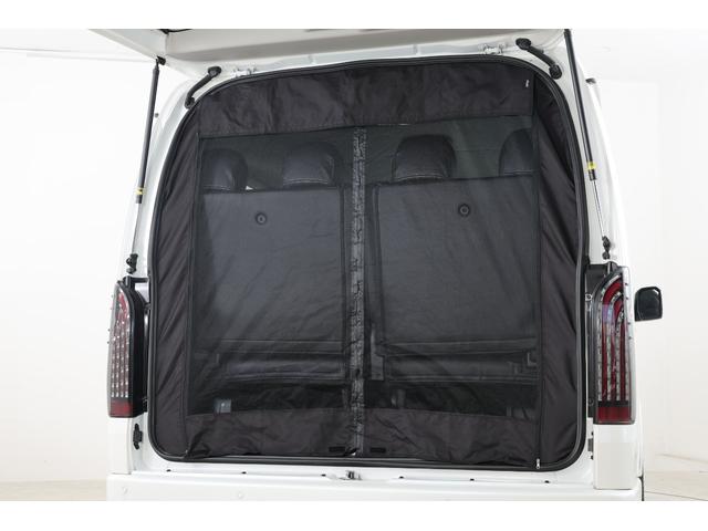 ハイエースワゴン GL ロング アルパイン11インチ BIGXナビ アルパイン12インチ フリップダウンモニター ETC デジタルインナーミラー パノラミックビューモニター クリアランスソナー DELF06 18インチAW(74枚目)
