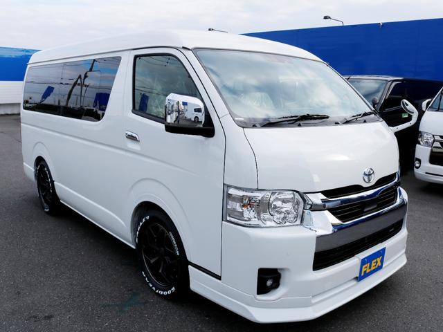 ハイエースワゴン ＧＬ　ロング　カロッツェリア７インチナビ　１０インチフリップダウンモニター　ＥＴＣ　デジタルインナーミラー　クリアランスソナー　パノラミックビューモニター　１７インチアルミホイール　ナスカータイヤ　スマートベッド（29枚目）