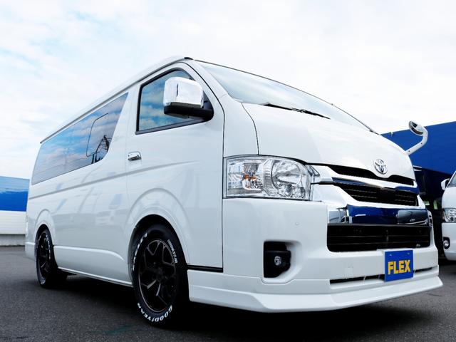 ハイエースワゴン ＧＬ　ロング　カロッツェリア７インチナビ　１０インチフリップダウンモニター　ＥＴＣ　デジタルインナーミラー　クリアランスソナー　パノラミックビューモニター　１７インチアルミホイール　ナスカータイヤ　スマートベッド（30枚目）