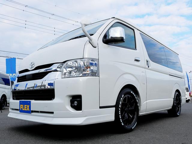 ハイエースワゴン ＧＬ　ロング　カロッツェリア７インチナビ　１０インチフリップダウンモニター　ＥＴＣ　デジタルインナーミラー　クリアランスソナー　パノラミックビューモニター　１７インチアルミホイール　ナスカータイヤ　スマートベッド（31枚目）