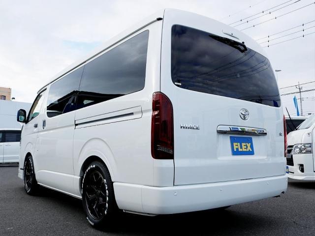 ハイエースワゴン ＧＬ　ロング　カロッツェリア７インチナビ　１０インチフリップダウンモニター　ＥＴＣ　デジタルインナーミラー　クリアランスソナー　パノラミックビューモニター　１７インチアルミホイール　ナスカータイヤ　スマートベッド（32枚目）