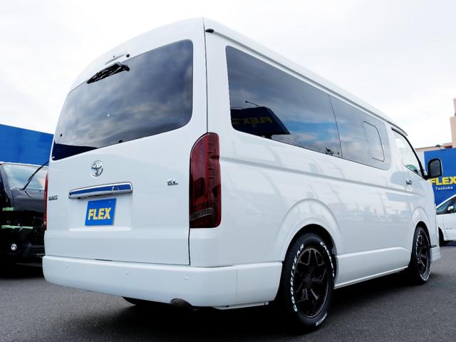 ハイエースワゴン ＧＬ　ロング　カロッツェリア７インチナビ　１０インチフリップダウンモニター　ＥＴＣ　デジタルインナーミラー　クリアランスソナー　パノラミックビューモニター　１７インチアルミホイール　ナスカータイヤ　スマートベッド（35枚目）