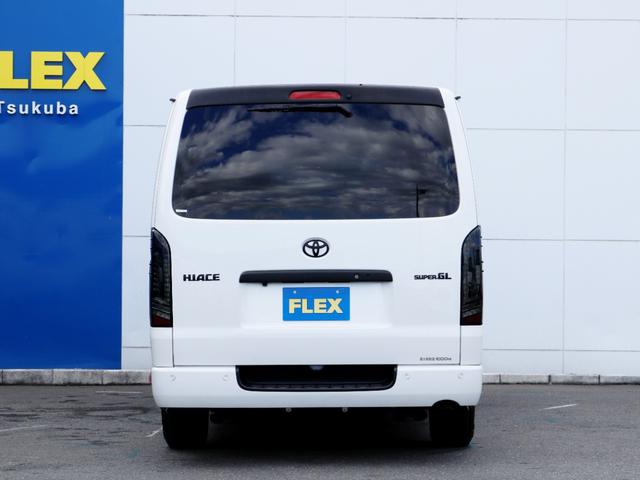 ハイエースバン ブラックエディション仕様 アルパイン11インチBIGXナビ ETC アルパイン製デジタルインナーミラー delf04 17インチAW グッドイヤーナスカータイヤ FLEXオリジナルフロントスポイラー(7枚目)