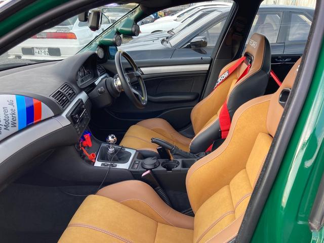 3シリーズ 318i Mスポーツパッケージ レカロシート マフラー ビルシュタイン車高調 デフィー3連メーター タワーバー 18インチアルミ グループMエアクリーナー Fブレンボキャリパー(9枚目)