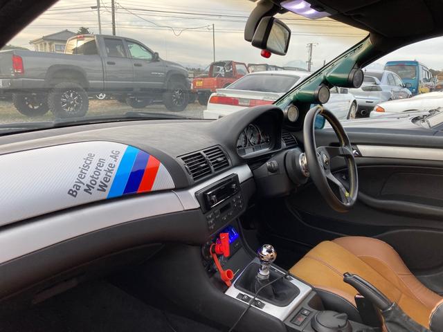 3シリーズ 318i Mスポーツパッケージ レカロシート マフラー ビルシュタイン車高調 デフィー3連メーター タワーバー 18インチアルミ グループMエアクリーナー Fブレンボキャリパー(10枚目)