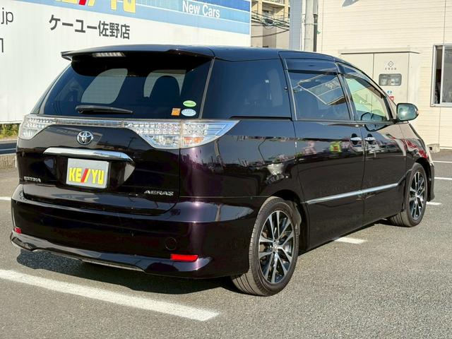 エスティマ アエラス プレミアムエディション 禁煙 純正ナビ&後席モニタ 両側電動スライドドア HIDヘッドライト&フォグランプ 電動ハーフレザーシート バックカメラ クルーズコントロール ビルトインETC ウッドステア 地デジ Bluetooth CD/DVD 保証書(3枚目)