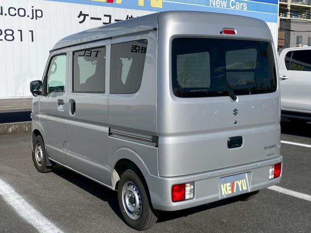 エブリイ ＰＡ　禁煙車　１オーナー　パートタイム４ＷＤ　衝突被害軽減　車線逸脱警告　デュアルカメラブレーキサポート　ラジオ　センサー　ダブルエアバッグ　プライバシーガラス　スペアキー　取扱説明書　保証書（15枚目）