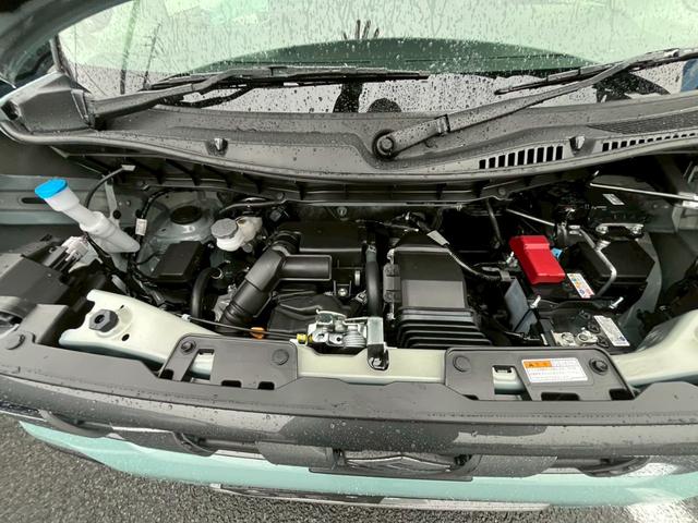 スペーシアギア ハイブリッドＸＺターボ　届出済未使用車　全方位モニター付ナビ　スズキセーフティサポート　ＨＵＤ　シート＆ステアヒーター　オットマン　両側電動スライド　ＢＴオーディオ　地デジ　サーキュレーター　後席テーブル＆サンシェード　ＬＥＤライト　ルーフレール　保証書（43枚目）