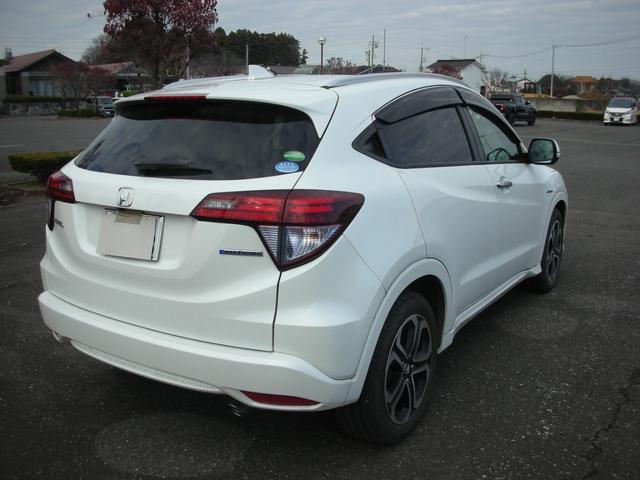 ヴェゼル ハイブリッドＺ・ホンダセンシング　ワンオーナー　純正ナビ　バックカメラ　前席シートヒーター　サイド＋カーテンエアバック　ＬＥＤヘッドライト　ＬＥＤフォグ　コンビシート（5枚目）