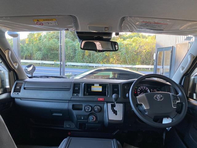 ハイエースバン ロングDX GLパッケージ 登録済未使用車・ETC2.0・防眩インナーミラー・AC100V電源・15インチ純正アルミホイール・キーレス・レーンキープアシスト(21枚目)