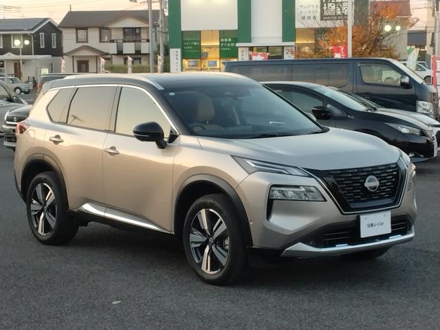 エクストレイル Ｇ　ｅ－４ＯＲＣＥ　４ＷＤ　ガラスルーフ　衝突被害軽減装置　自動駐車　ＰＷシート　シートヒーター　パークアシスト　アラモニ　寒冷地仕様　ＬＥＤヘッドランプ　ナビＴＶ　レーダークルーズ　１００Ｖ　本革Ｓ　ＥＴＣ２．０（3枚目）