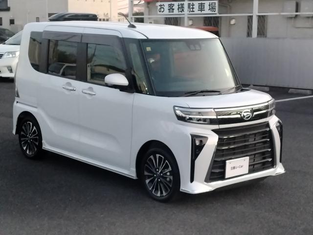 タント カスタムRS ターボエンジン 純正リモコンエンジンスターター エマージェンシーブレーキ 全方位モニター用カメラ 両側パワスライドドア レーンキープA 運転席シートヒーター ドライブレコーダー ナビ付 レーダクルーズ(3枚目)