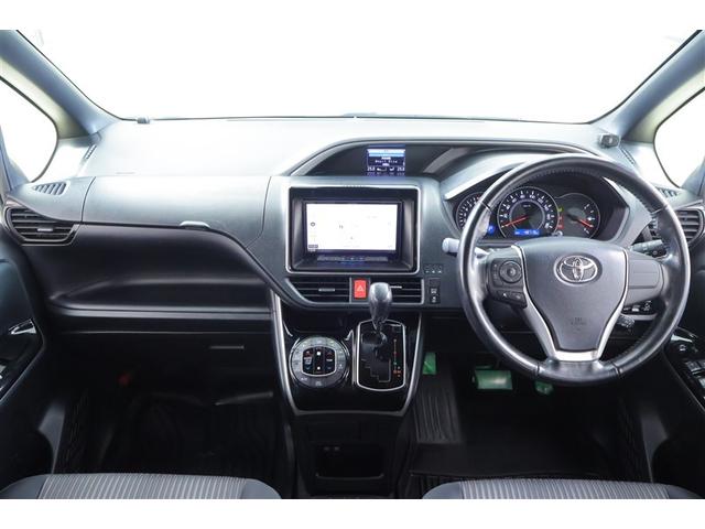 ヴォクシー ＺＳ　煌　地上デジタル　ＴＳＳ　両側パワードア　アイドリングストップ車　パワーウィンド　横滑防止　整備記録簿　ＤＶＤ可　盗難防止装置　スマートエントリー　Ｂカメラ　ＬＥＤヘッドライト　メモリーナビ　３列シート（4枚目）