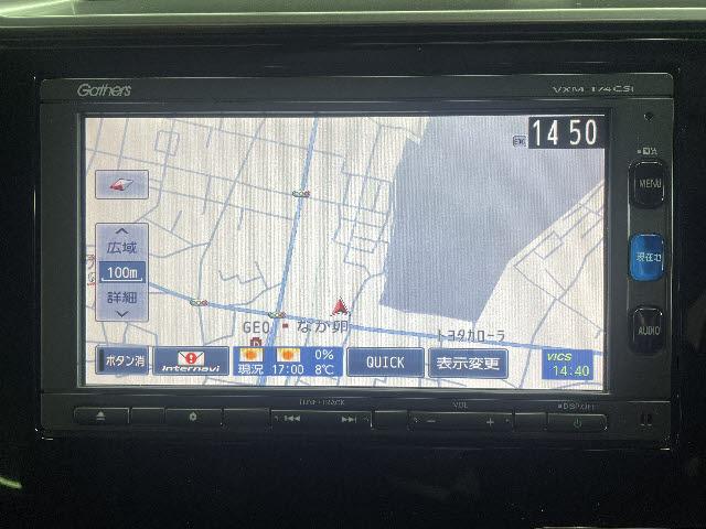 Ｆパッケージ　コンフォートエディション　ＣＴＢＡ　ＥＳＣ　プッシュスタート　キーフリー　ＥＴＣ　純正ギャザズナビ　ワンセグＴＶ　シートヒーター　ステアリングリモコン　ステアリングチルト　電動格納ドアミラー(9枚目)