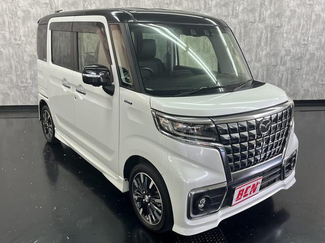 フレアワゴンカスタムスタイル ハイブリッドＸＳ　社外ナビ　フルセグＴＶ　アラウンドビューモニター　前方後方ドライブレコーダー　両側パワースライドドア　　ＬＥＤヘッドライト　デュアルセンサーブレーキサポート　クルーズコントロール　シートヒーター（2枚目）