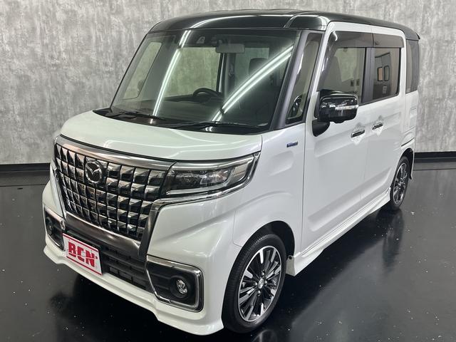 フレアワゴンカスタムスタイル ハイブリッドＸＳ　社外ナビ　フルセグＴＶ　アラウンドビューモニター　前方後方ドライブレコーダー　両側パワースライドドア　　ＬＥＤヘッドライト　デュアルセンサーブレーキサポート　クルーズコントロール　シートヒーター（36枚目）