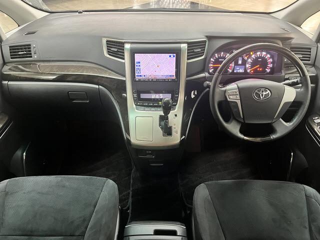 ヴェルファイア 2.4Z プラチナセレクションII タイプゴールド 社外HDDナビ フルセグTV ETC バックカメラ 両側パワースライドドア HIDヘッドライト フリップダウンモニター 前方後方ドライブレコーダー ESC フォグランプ オートリトラミラー(3枚目)