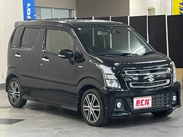 ワゴンRスティングレー ハイブリッドT スティングレーハイブリッドT_全方位モニター セーフティサポート 純正ナビ/bluetooth/フルセグTV ドライブレコーダー シートヒーター 純正アルミホイール スマートキー ステアリングスイッチ(3枚目)