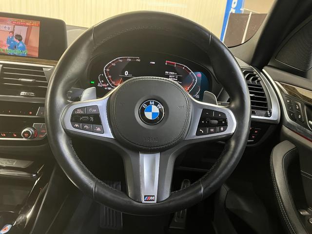 X3 xDrive 20d Mスポーツ X3-xDrive20d-Mスポーツ_4WD ガラスルーフ 全方位モニター レザーシート 純正アルミホイール プッシュスタート スマートキー ドライブレコーダー ETC2.0 ステアリングスイッチ(14枚目)
