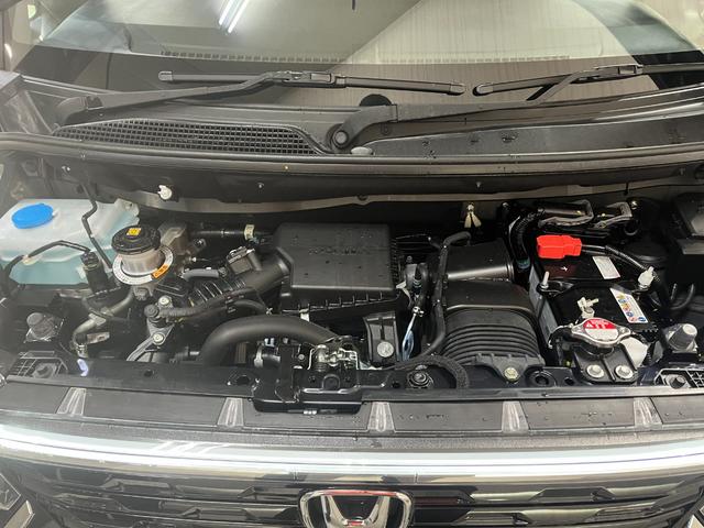 N-BOXカスタム ターボ カスタムターボ_両側パワースライドドア_シートヒーター_ハーフレザー ステアリングスイッチ スマートキー 電動格納ミラー 純正アルミホイール ベンチシート シートバックテーブル LEDヘッドライト(43枚目)