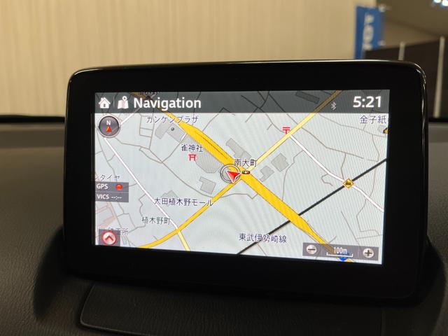 デミオ XDノーブルクリムゾン_360°モニタ-_純正ナビ/フルセグTV ETC ステアリングリモコン クリアランスソナー スマートキー シートヒーター 純正アルミホイール LEDヘッドライト(27枚目)