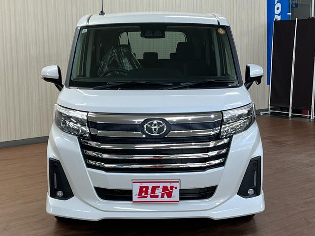 ルーミー カスタムＧ－Ｔ　登録済未使用車　ターボ　スマアシ　アイドリングストップ　９インチＤオーディオ　フルセグＴＶ　Ｂカメラ　ＢＴオーディオ　両側ＰＳＤ　ＬＥＤヘッドライト　アダプティブクルコン　前席シートＨ　ＨＤＭＩ端子（2枚目）