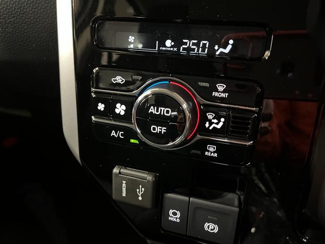 ルーミー カスタムＧ－Ｔ　登録済未使用車　ターボ　スマアシ　アイドリングストップ　９インチＤオーディオ　フルセグＴＶ　Ｂカメラ　ＢＴオーディオ　両側ＰＳＤ　ＬＥＤヘッドライト　アダプティブクルコン　前席シートＨ　ＨＤＭＩ端子（25枚目）