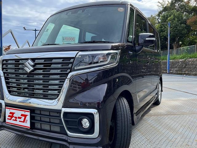 スペーシアカスタム ハイブリッドGS 禁煙車・衝突軽減ブレーキ・全方位カメラ・純正ナビ・フルセグTV・パワースライドドア・Bluetooth・LEDヘッドライト・キーフリー・フォグランプ・前後ドラレコ・パーキングソナー(52枚目)