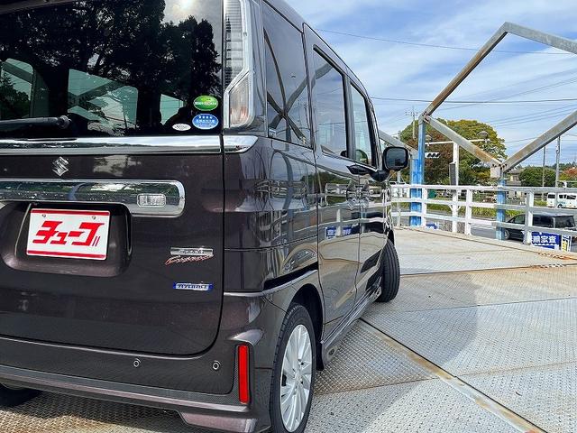 スペーシアカスタム ハイブリッドGS 禁煙車・衝突軽減ブレーキ・全方位カメラ・純正ナビ・フルセグTV・パワースライドドア・Bluetooth・LEDヘッドライト・キーフリー・フォグランプ・前後ドラレコ・パーキングソナー(54枚目)