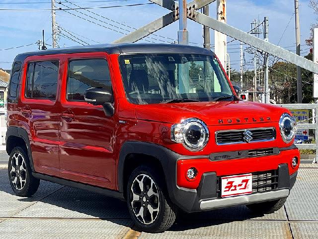 ハスラー ハイブリッドＸターボ　禁煙車・衝突軽減ブレーキ・純正９インチナビ・全方位カメラ・フルセグＴＶ・Ｂｌｕｅｔｏｏｔｈ・パーキングソナー・シートヒーター・ＬＥＤヘッドライト・キーフリー・レーダークルーズ（2枚目）