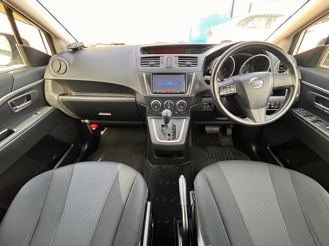 ラフェスタ ハイウェイスター ハイウェイスター 純正ナビゲーション ETC キーフリーエントリーシステム 片側パワースライドドア 横滑り防止機能 社外フリップダウンモニター アイドリングストップ 純正アルミホイール ETC(3枚目)