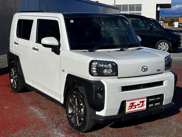 タフト Ｇターボ　Ｇターボ　社外ナビゲーション　バックカメラ　シートヒーター　前席シートヒーター　電動パーキング　ガラスルーフ　クルーズコントロール　ステアリングリモコン　キーフリーエントリーシステム　プッシュスタート（2枚目）