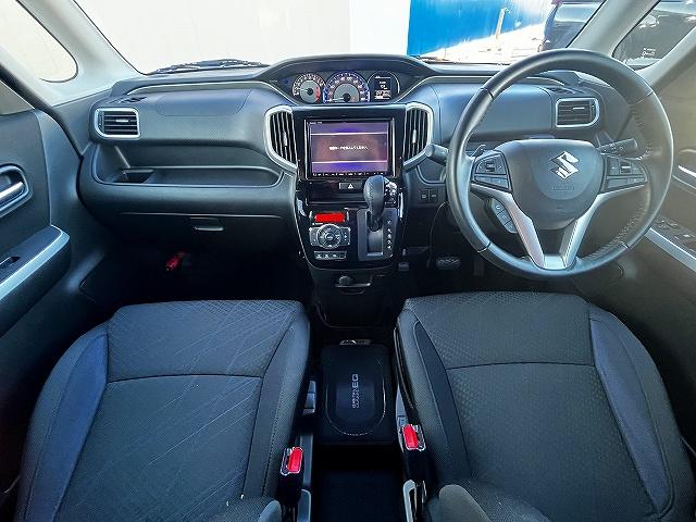 ソリオバンディット ハイブリッドＭＶ　ハイブリッドＭＶ　デュアルカメラパッケージ　車線逸脱アラート　ハイビームアシスト　片側パワースライドドア　横滑り防止機能（3枚目）