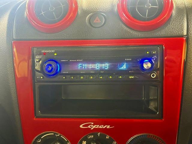 コペン アルティメットレザーエディション　ＣＤデッキ　ＥＴＣ　社外アルミホイール　シートヒーター　皮シート　エンジンスターター　キーレス　電動格納式ミラー　純正フロアマット　ラジオ（ＡＭ／ＦＭ）ＡＵＸ（9枚目）