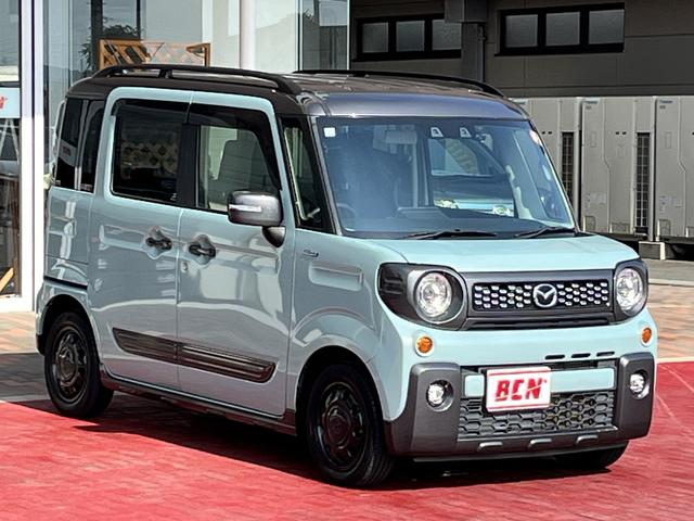 フレアワゴンタフスタイル ハイブリッドＸＳ　デュアルセンサーブレーキサポート　アダプティブクルコン　両側パワスラ　ナビ　フルセグＴＶ　ＢＴオーディオ　ステリモ　ビルトインＥＴＣ　ＬＲシートヒーター　Ｒサーキュレーター　ＬＥＤオートライト　フォグ（3枚目）