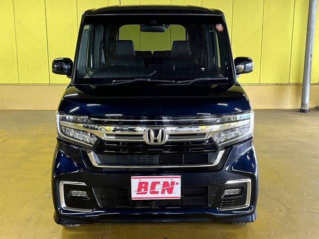 Ｎ－ＢＯＸカスタム Ｌターボ　車検：令和８年１月　ホンダセンシング　ナビ　フルセグＴＶ　ＤＶＤ再生　Ｂｌｕｅｔｏｏｔｈ　ＥＴＣ車載器　両側パワースライドドア　前席シートヒーター　ＬＥＤヘッドライト　プッシュスタート　パドルシフト（2枚目）