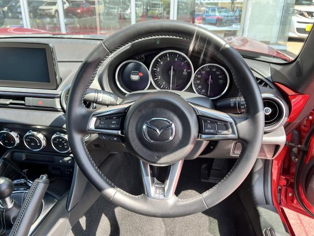 ロードスター ＲＳ　ＲＳ　純正ナビ　ＴＶ　クルーズコントロール　シートヒーター　ＲＥＣＡＲＯハーフレザーシート　ＬＥＤヘッドライト　ＥＴＣ　ＵＳＢ　Ｂｌｕｅｔｏｏｔｈ（12枚目）