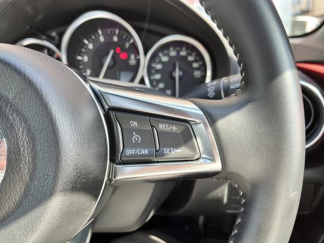 ロードスター ＲＳ　ＲＳ　純正ナビ　ＴＶ　クルーズコントロール　シートヒーター　ＲＥＣＡＲＯハーフレザーシート　ＬＥＤヘッドライト　ＥＴＣ　ＵＳＢ　Ｂｌｕｅｔｏｏｔｈ（15枚目）