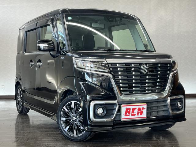 スペーシアカスタム ハイブリッドＸＳ　カスタムハイブリッドＸＳ＿社外ナビ／ＴＶ　両側パワースライドドア　前後ドラレコ　ＥＴＣ　シートヒーター　ＬＥＤヘッドライト　キーフリー　Ｂｌｕｅｔｏｏｔｈ　ＤＶＤ　コーナーセンサー（3枚目）