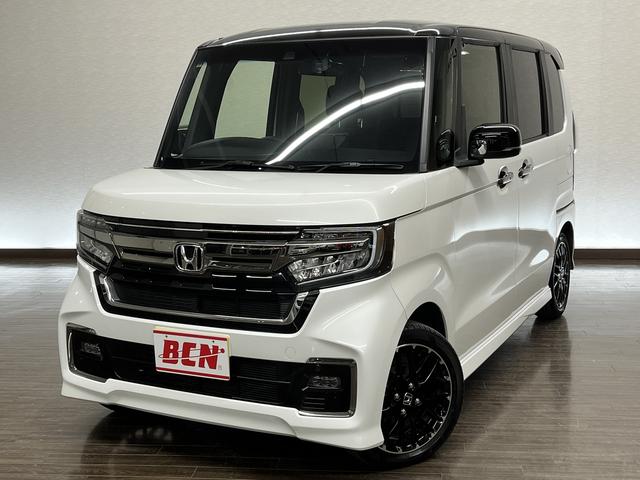 Ｎ－ＢＯＸカスタム Ｌターボ　両側パワスラ　ナビ　フルセグＴＶ　ＥＴＣ　ドラレコ　シートヒーター　アイドリングストップ　バックカメラ　追従型クルコン　電子パーキング　ブレーキホールド　ＣＤ　ＤＶＤ　Ｂｌｕｅｔｏｏｔｈ　ステリモ（5枚目）