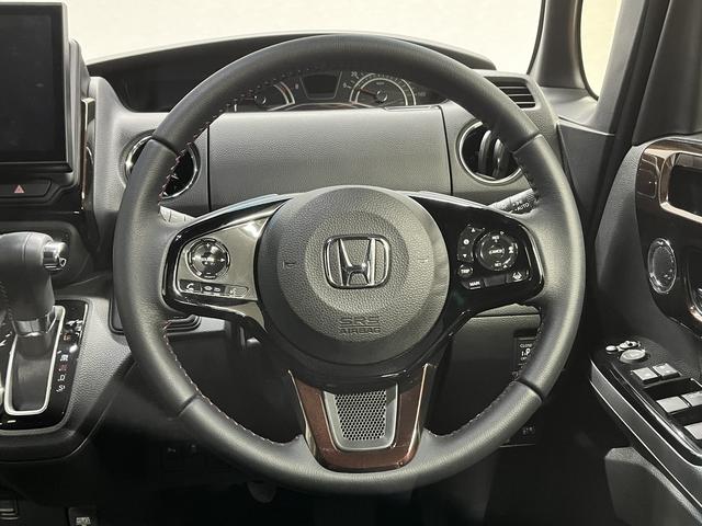 Ｎ－ＢＯＸカスタム Ｌターボ　両側パワスラ　ナビ　フルセグＴＶ　ＥＴＣ　ドラレコ　シートヒーター　アイドリングストップ　バックカメラ　追従型クルコン　電子パーキング　ブレーキホールド　ＣＤ　ＤＶＤ　Ｂｌｕｅｔｏｏｔｈ　ステリモ（22枚目）