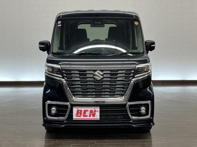 スペーシアカスタム ハイブリッドＸＳターボ　カスタムハイブリッドＸＳターボ　純正ナビ　ＴＶ　両側パワースライドドア　全方位モニター　シートヒーター　スズキセーフティーサポート　ＬＥＤヘッドライト　ＥＴＣ　クルコン　Ｂｌｕｅｔｏｏｔｈ　ＵＳＢ（3枚目）