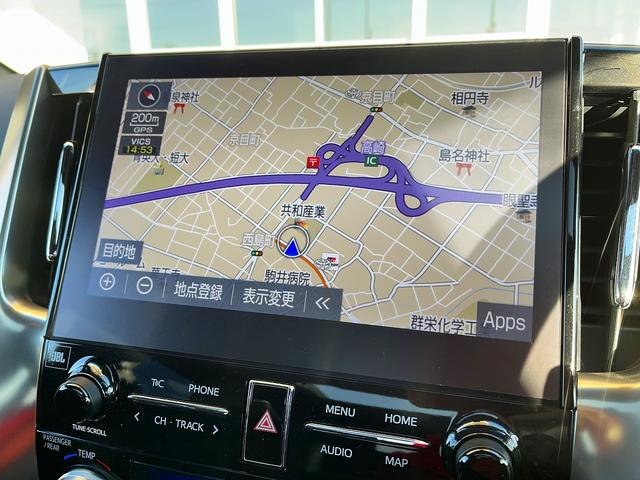 アルファードハイブリッド S タイプゴールドIII 4WD 走行:13000キロ 純正ナビ フルセグTV Bluetooth JBLサウンド 全方位カメラ デジタルインナーミラー パワーバックドア 後席FDモニター LED クルコン ETC(37枚目)
