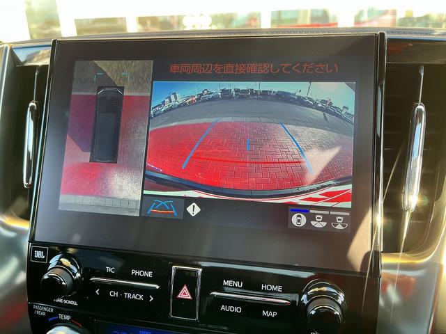 アルファードハイブリッド S タイプゴールドIII 4WD 走行:13000キロ 純正ナビ フルセグTV Bluetooth JBLサウンド 全方位カメラ デジタルインナーミラー パワーバックドア 後席FDモニター LED クルコン ETC(38枚目)