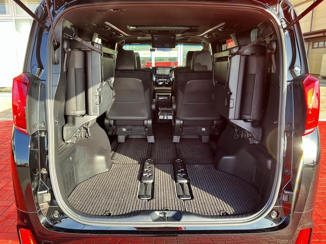 アルファードハイブリッド S タイプゴールドIII 4WD 走行:13000キロ 純正ナビ フルセグTV Bluetooth JBLサウンド 全方位カメラ デジタルインナーミラー パワーバックドア 後席FDモニター LED クルコン ETC(54枚目)