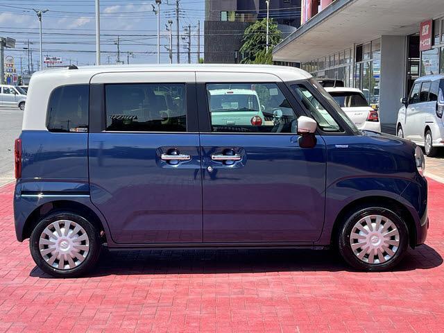 ワゴンＲスマイル ハイブリッドＸ　登録届出済未使用車　衝突軽減　Ｄオーディオ　フルセグＴＶ　Ｂｌｕｅｔｏｏｔｈ　ＤＶＤ再生　全方位カメラ　両側パワースライドドア　ヘッドアップディスプレイ　Ｉストップ　Ｐスタ　キーフリー　ＬＥＤ（6枚目）