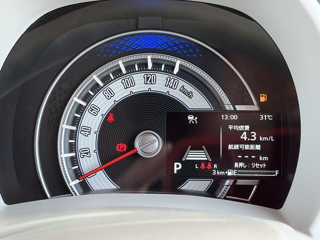 ワゴンＲスマイル ハイブリッドＸ　登録届出済未使用車　衝突軽減　Ｄオーディオ　フルセグＴＶ　Ｂｌｕｅｔｏｏｔｈ　ＤＶＤ再生　全方位カメラ　両側パワースライドドア　ヘッドアップディスプレイ　Ｉストップ　Ｐスタ　キーフリー　ＬＥＤ（14枚目）