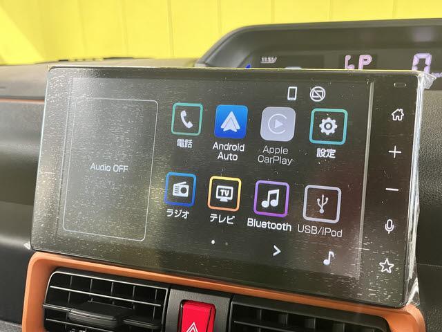 タント ファンクロスターボリミテッド　登録届出済未使用車　ターボ　車検：令和１０年９月　衝突軽減　ＬＥＤ　両側パワースライドドア　９インチＤオーディオ　フルセグＴＶ　全方位カメラ　シートヒーター　ウェルカムオープン（13枚目）