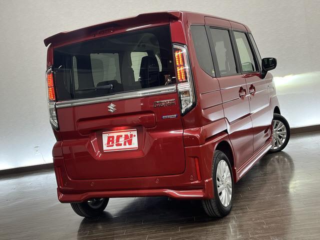 スペーシアカスタム ハイブリッドＧＳ　走行：　６３０キロ　車検：令和８年１１月　衝突軽減　クルコン　シートヒーター　プッシュスタート　キーフリー　両側パワースライドドア　電動パーキング　ブレーキオートホールド（8枚目）